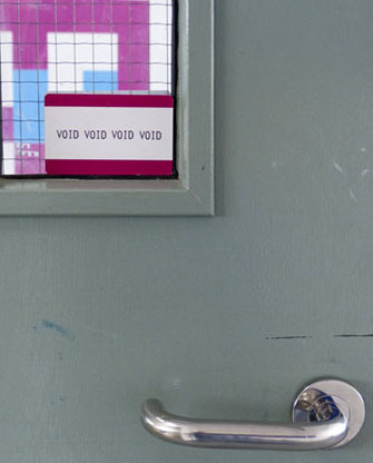 Philip Bradshaw, Installation view, Open Studio 2014, Void Ticket